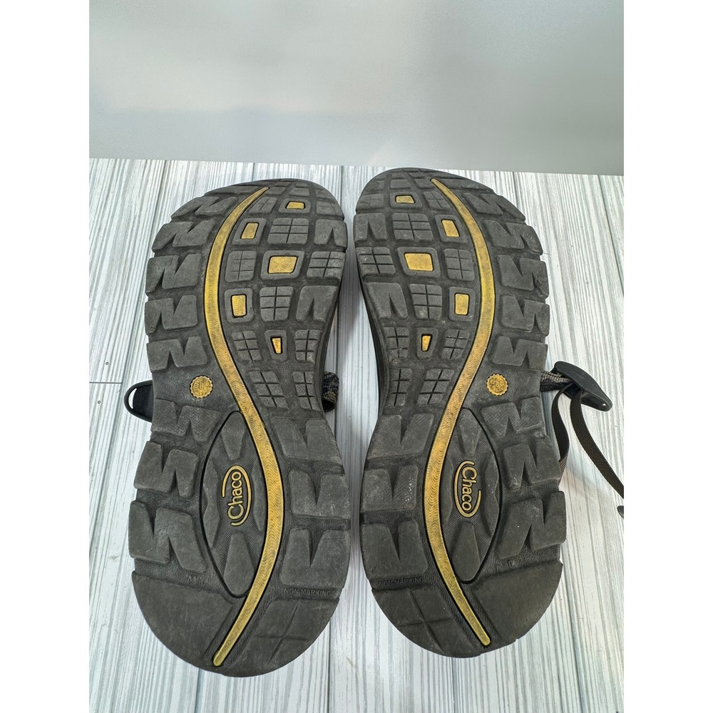 Chaco Z/2 Classic Mens Sandals Sz 10 Brown Geometric Toe Loop Hiking Water Sport - Picture 10 of 12